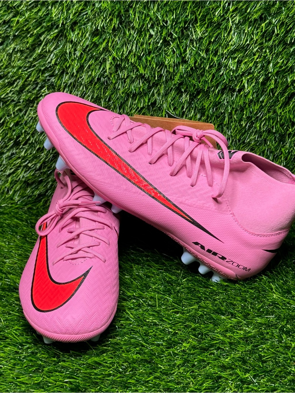 Size 9.5 - Mens Nike Mercurial Superfly 10 Academy AG Soccer Pink - FQ8329-600